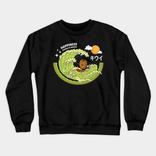 Kiwi Wave Crewneck Sweatshirt